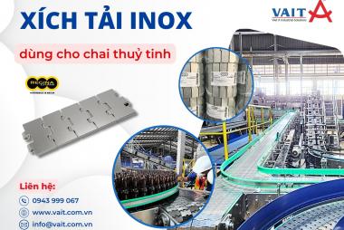 Băng tải chai thuỷ tinh - Giải pháp vận chuyển chai thuỷ tinh