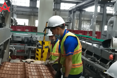 BĂNG TẢI NHỰA CHO MÁY THANH TRÙNG BIA LON