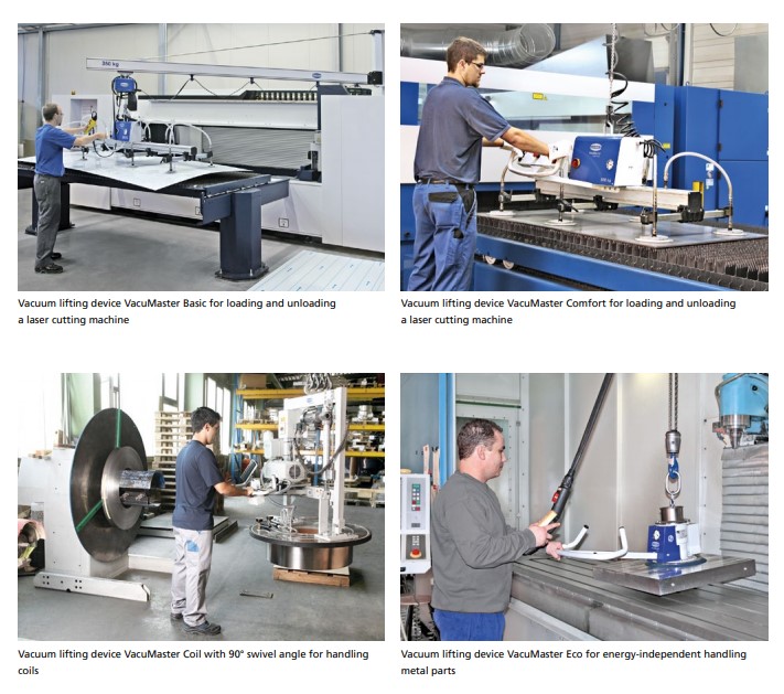 thiết bị nâng chân không trong ngành kim loại nặng