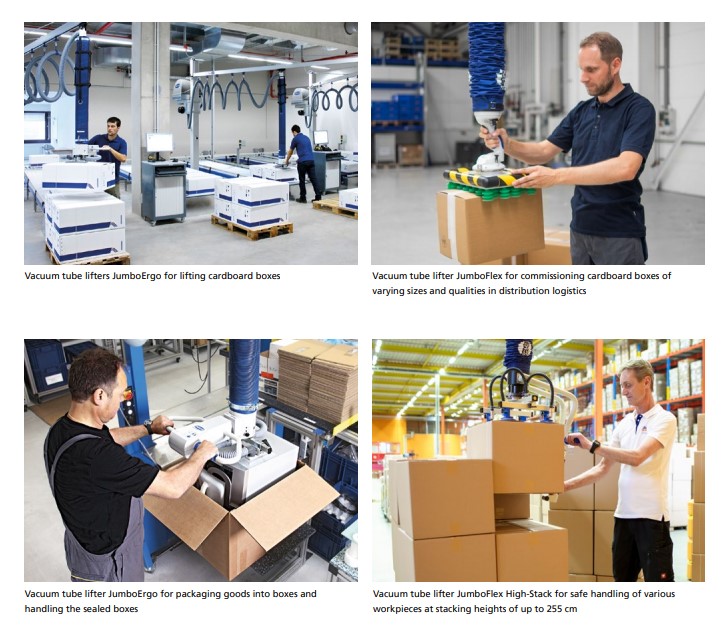 Thiết bị nâng hạ chân không thung Carton