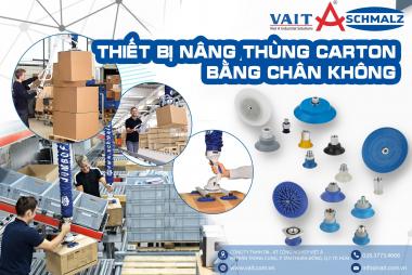 [Solution] Nâng Hạ Thùng Carton Bằng Chân Không - Nhập khẩu tại Đức