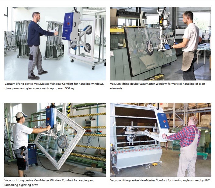 thiết bị nâng chân không tấm kính 