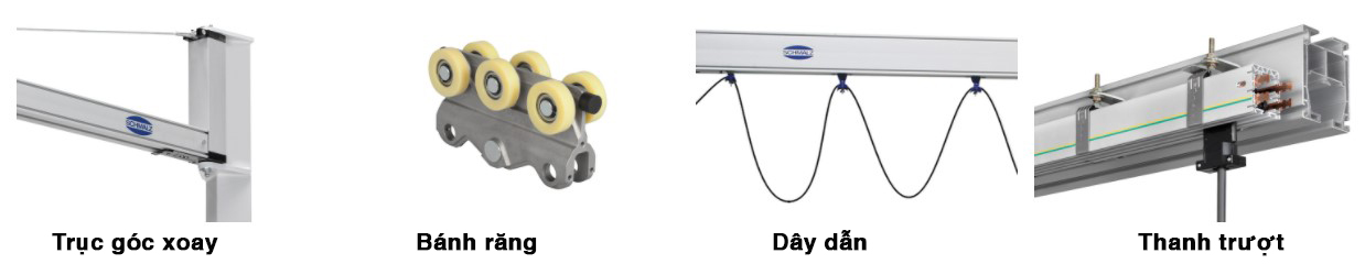 Phụ tùng và thiết bị thay thế trục nâng schmalz