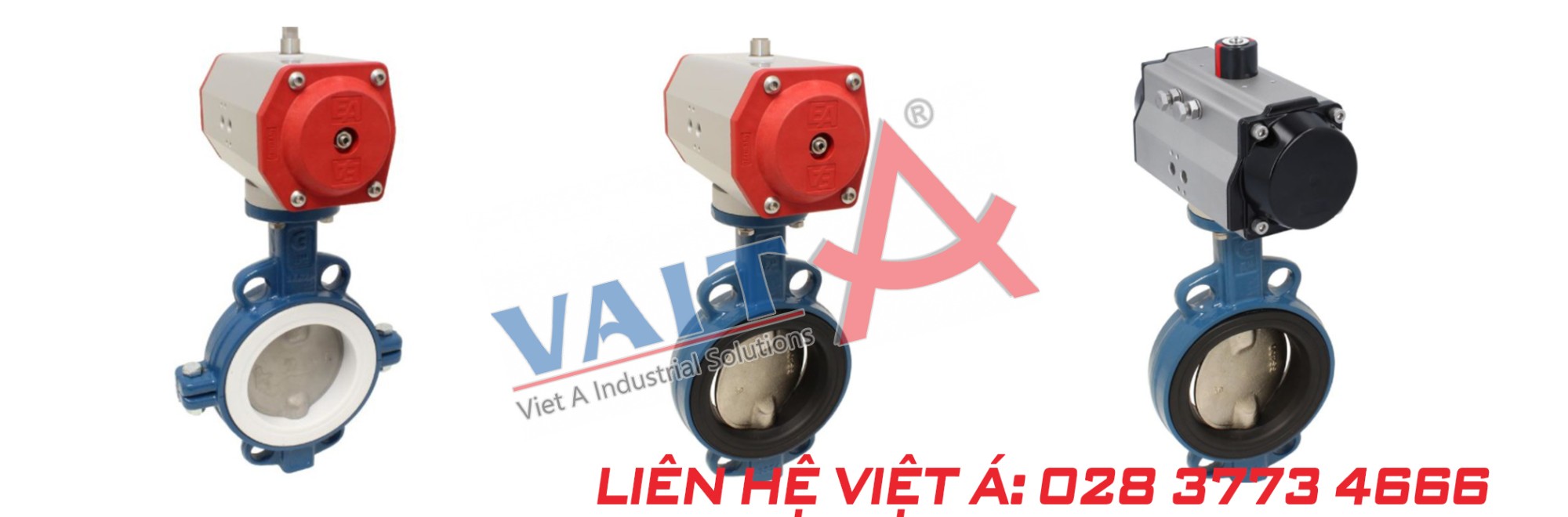 van bướm điều khiển khí nén lắp kẹp wafer