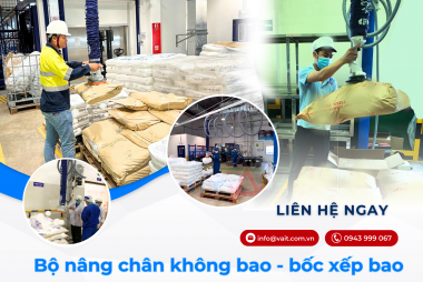Lắp đặt bộ nâng hạ chân không JumboSprint  - Nâng bao, bốc xếp bao