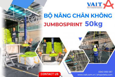 Lắp đặt - bàn giao bộ nâng chân không không cho nhà máy kho bãi