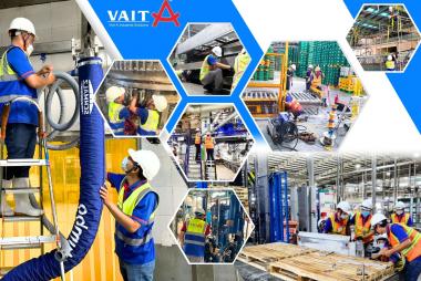 Thiết bị nâng hạ chân không đầu vào bao đường 50kg