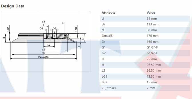 SUCTION PLATE - 10.01.01.01116