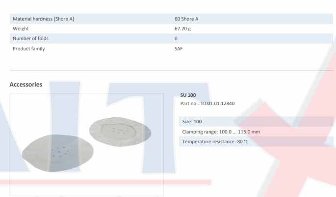FLAT SUCTION PAD - 10.01.01.10516
