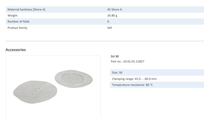 FLAT SUCTION PAD - 10.01.01.11441