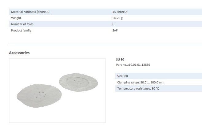 FLAT SUCTION PAD - 10.01.01.11461