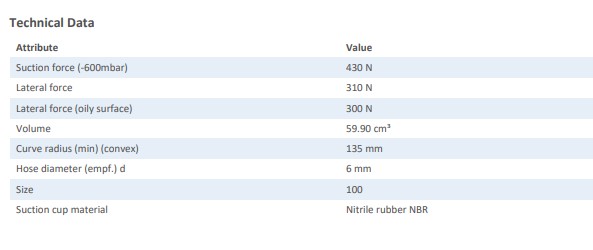 FLAT SUCTION PAD - 10.01.01.11471