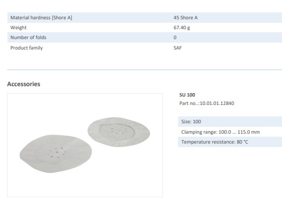 FLAT SUCTION PAD - 10.01.01.11471