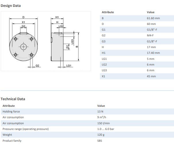 FLOATING SUCTION PAD - 10.01.01.12775 - Phụ kiện thiết bị nâng chân không