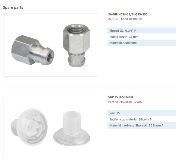 FLAT SUCTION PAD - 10.01.01.12775 - Phụ kiện thiết bị nâng chân không