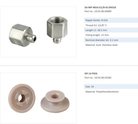 NÚM HÚT CHÂN KHÔNG - 10.01.06.00371 - Phụ kiện thiết bị nâng hạ chân không, thiết bị nâng công nghiệp - Schmalz