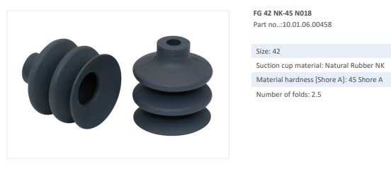 NÚM HÚT CHÂN KHÔNG - 10.01.06.00447 - Phụ kiện thiết bị nâng hạ chân không, thiết bị nâng công nghiệp - Schmalz