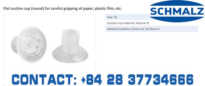 SUCTION CUP - 10.01.01.12784 - Phụ kiện thiết bị nâng hạ chân không, thiết bị nâng công nghiệp, Núm hút chân không - Schmalz