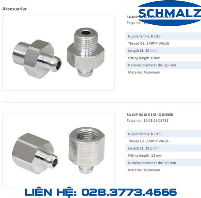 SUCTION CUP - 10.01.06.00870 - Phụ kiện thiết bị nâng hạ chân không, thiết bị nâng công nghiệp, Núm hút chân không - Schmalz