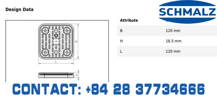 SUCTION CUP - 10.01.12.00010 - Vacuum Technology, Industrial Lifter in Vietnam, VACUUM SUCTION CUPS - Schmalz