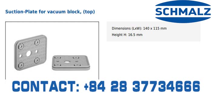 SUCTION CUP - 10.01.12.00488 - Vacuum Technology, Industrial Lifter in Vietnam, VACUUM SUCTION CUPS - Schmalz