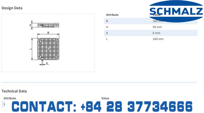 SUCTION CUP - 10.01.12.01836 - Phụ kiện thiết bị nâng hạ chân không, thiết bị nâng công nghiệp, Núm hút chân không - Schmalz