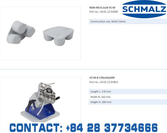 SUCTION CUP - 10.01.12.01836 - Phụ kiện thiết bị nâng hạ chân không, thiết bị nâng công nghiệp, Núm hút chân không - Schmalz