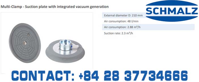 SUCTION CUP - 10.01.12.02002 - Phụ kiện thiết bị nâng hạ chân không, thiết bị nâng công nghiệp, Núm hút chân không - Schmalz