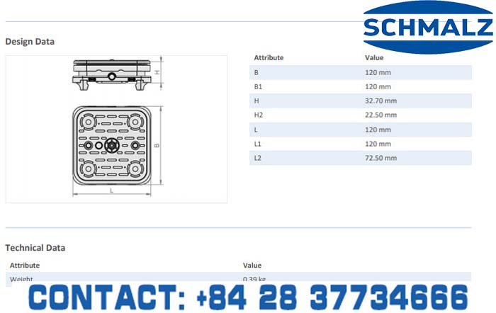 SUCTION CUP - 10.01.12.02386 - Vacuum Technology, Industrial Lifter in Vietnam, VACUUM SUCTION CUPS - Schmalz