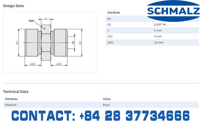 SUCTION CUP - 10.08.05.00134 - Phụ kiện thiết bị nâng hạ chân không, thiết bị nâng công nghiệp, Núm hút chân không - Schmalz