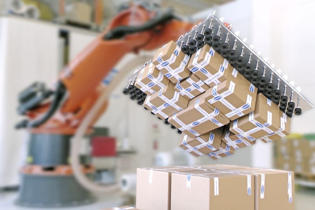 Thiết bị nâng hạ thùng carton chân không