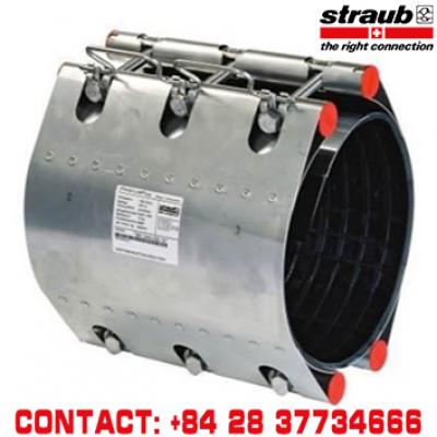 STRAUB-CLAMP 240.0 mm EPDM/ES, one-piece execution, width 200 mm, ø240-250 mm