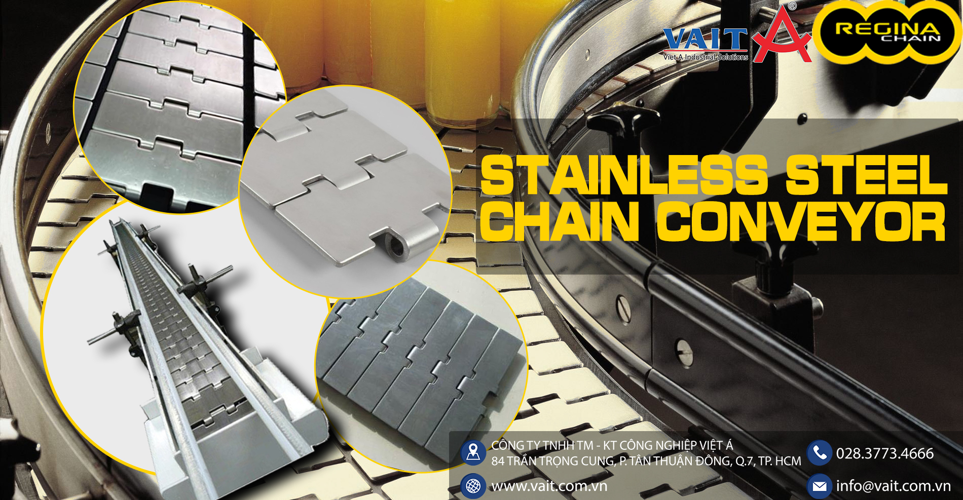 xích tải công nghiệp Regina 