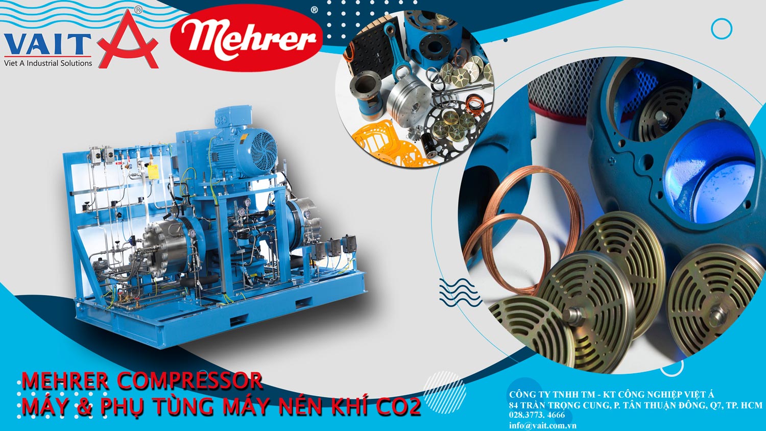 phụ tùng máy nén khí mehrer