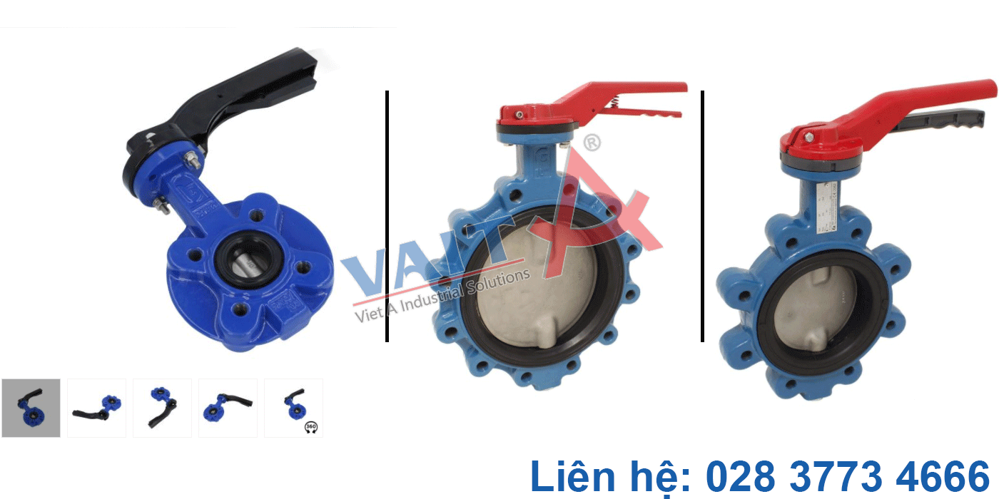 van bướm lắp bích