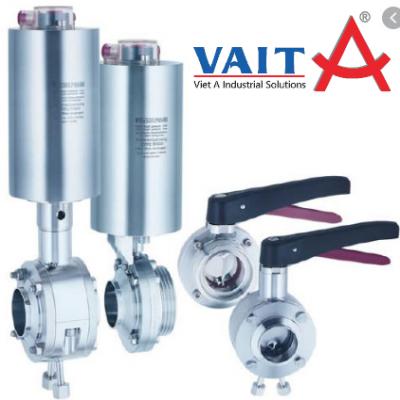 Van Bướm Inox Điều Tay (Butterfly Valve) Van Kieselmann 