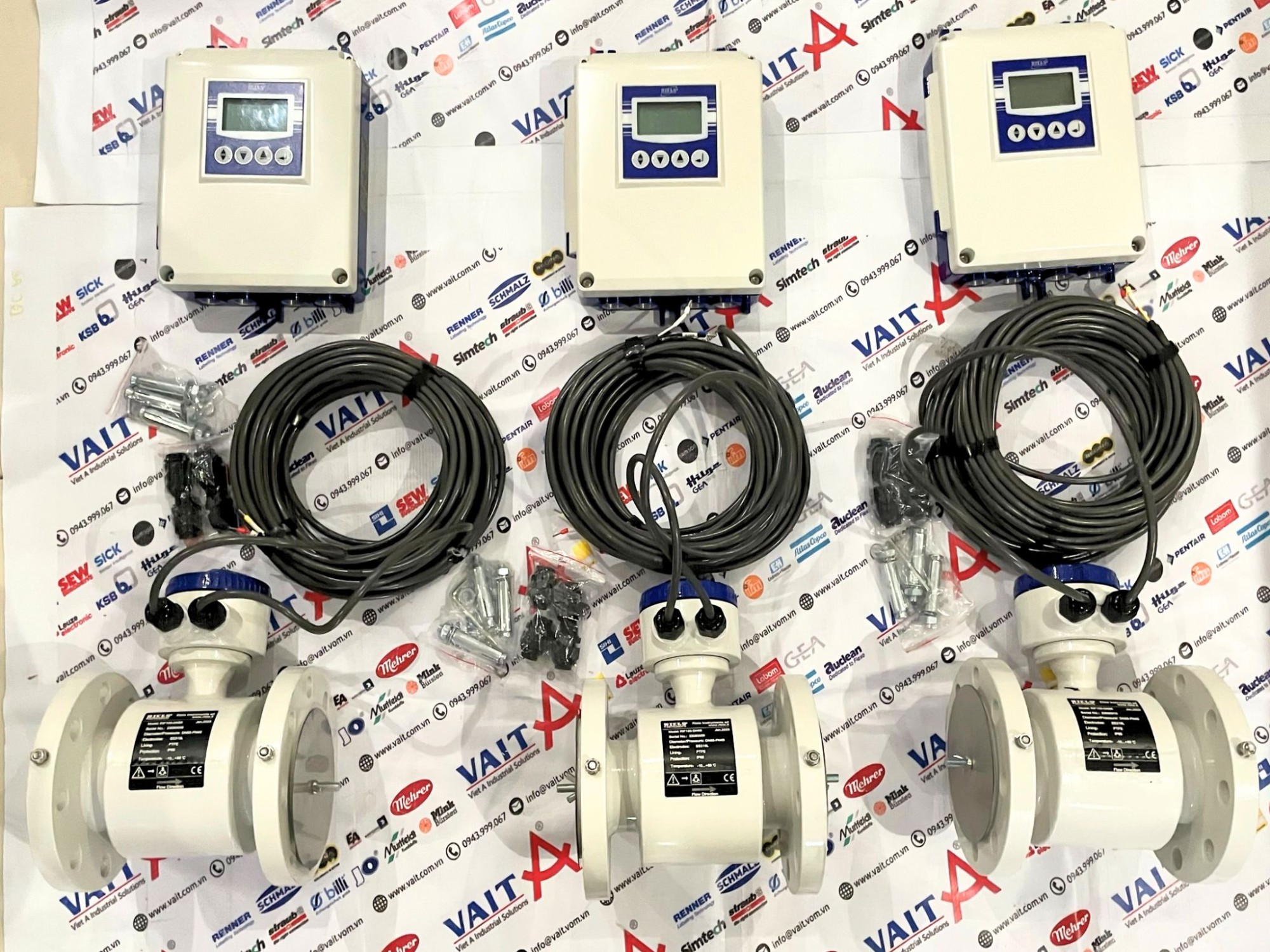 Đồng hồ đo lưu lượng nước DN100 RIF100-RIF010W Riels