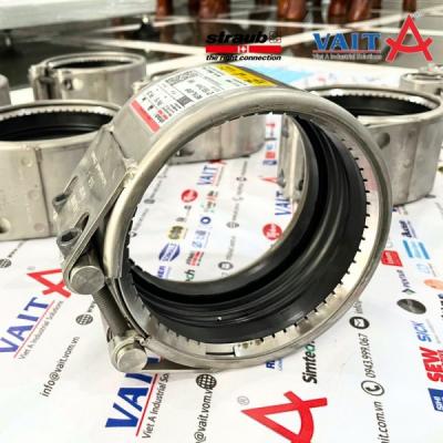 Khớp nối ống cố định coupling Straub OD 88.9mm, W2, seal NBR